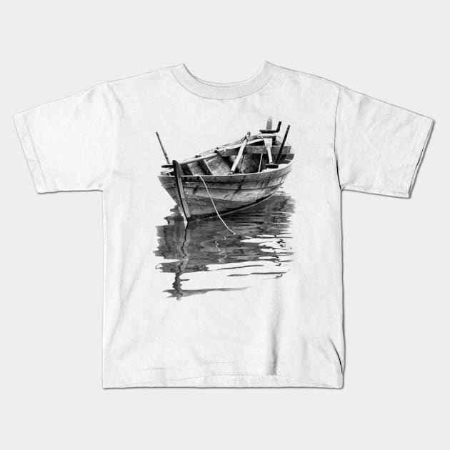 Smal Ship Kids T-Shirt by hitext